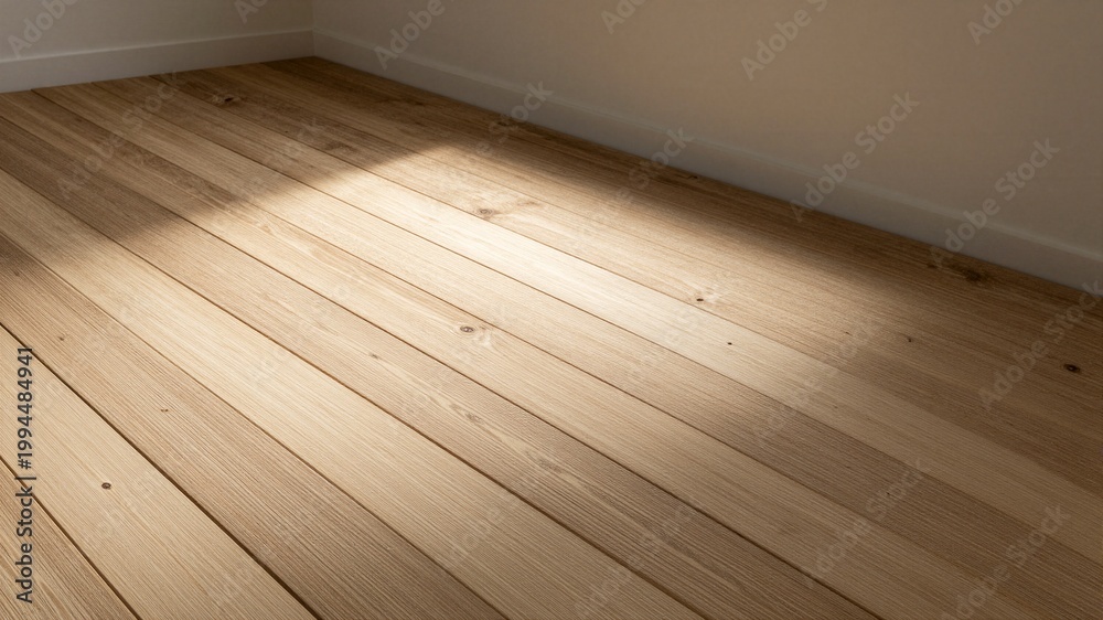 Naklejka premium Garden wooden deck
