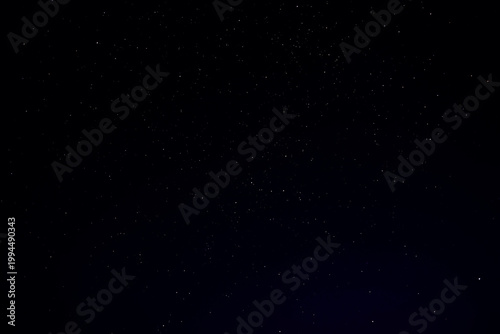 view on stars in dark night sky