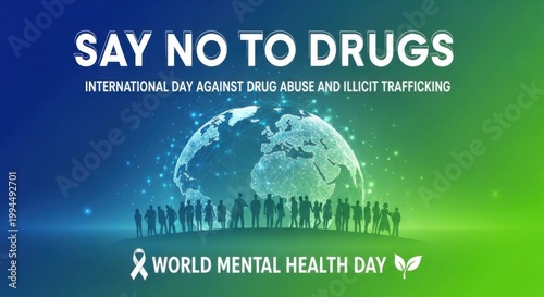 Say no to drugs, international day against drug abuse