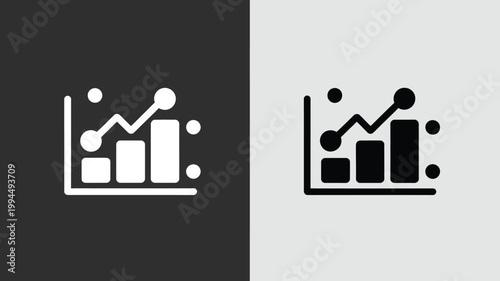 Business Infographic Chart Icons For Data Analysis And Statistics Concepts