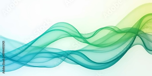 A soft blue vector design featuring flowing abstract waves and swirling lines that create a light pattern resembling a calm sea or ocean water backdrop for a professional business wallpaper