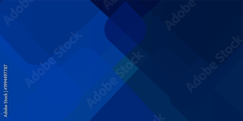 Deep Blue Geometric Background with Layered Squares and Modern Corporate Style,eps 10