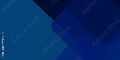 Deep Blue Geometric Background with Layered Squares and Modern Corporate Style