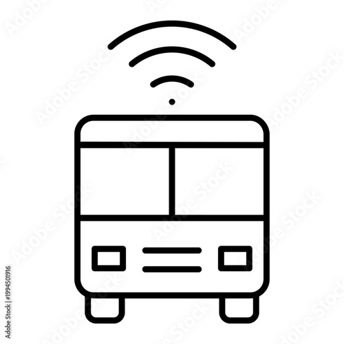 Bus icon vector. Public transport Illustration sign. Bus stop symbol. Bus station logo. Bus route web icon.