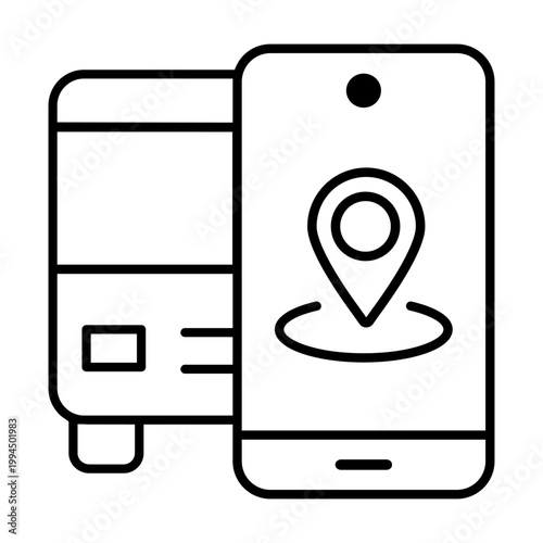 Bus icon vector. Public transport Illustration sign. Bus stop symbol. Bus station logo. Bus route web icon.