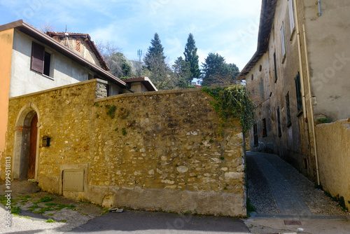 Old buildings at Colle Brianza, Lecco province, Italy