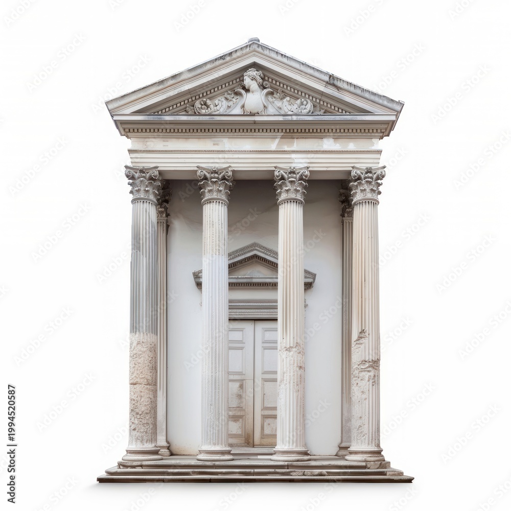 Obraz premium Ancient Greek architectural temple