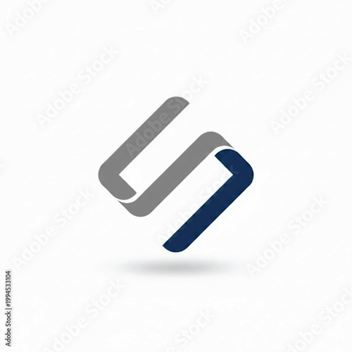 Marking tag icon with gray outline and blue inner arrow shape for handmade project branding and navigation