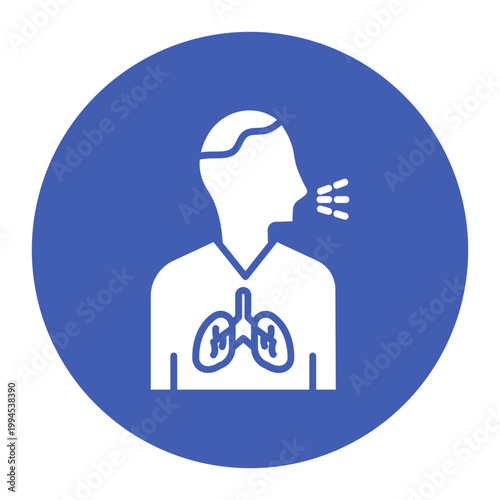 Breathing Difficulty Icon