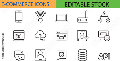 high quality E COMMERCE  EPS .eps image for stock marketplace