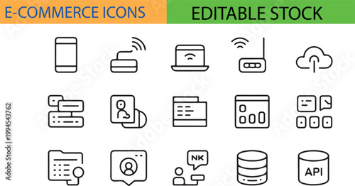 high quality E COMMERCE  EPS .eps image for stock marketplace