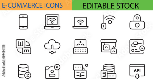 high quality E COMMERCE  EPS .eps image for stock marketplace