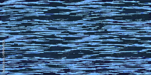 Abstract blue texture resembling rippling water or woven fabric