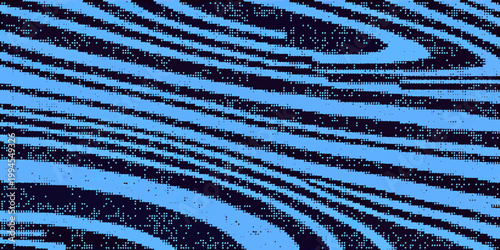 Abstract blue and black swirling pattern resembling ocean waves