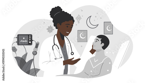 A minimalist, grayscale illustration of floral stems and leaves. Its simple design makes it ideal for backgrounds, website graphics, or conveying a se