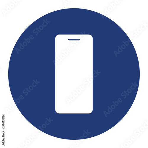 Wi-Fiアイコン 丸型 青 インディゴ シンプル ビジネス ベクター