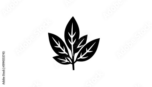 leaf silhouette vector