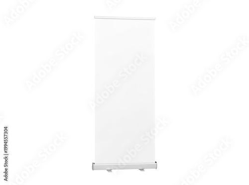 A promotional banner standing on a clean white background, ideal for business or event use