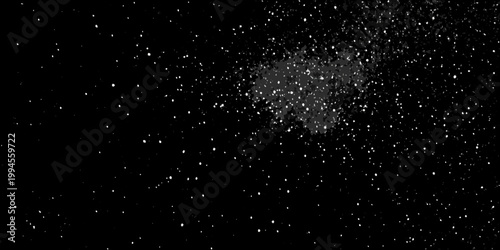 Abstract splash of liquid resembling a starry night or cosmic event