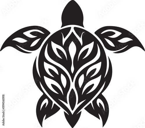 Tribal Sea Turtle Symbol