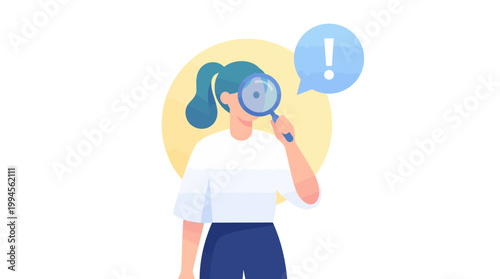 Friendly customer support agent wearing a headset and speaking on a call in a cheerful cartoon illustration