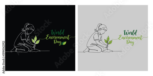 Celebrating world environment day environmental awareness sustainability and protecting our planet for future generations