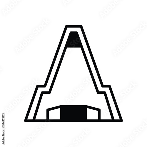 Pyramid  Vector icon which can easily modify or editPyramid  Vector icon which can easily modify or edit