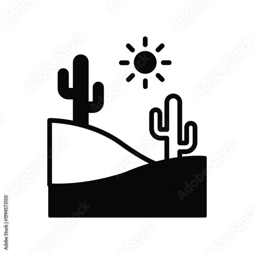 Cactus Vector icon which can easily modify or edit