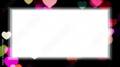 Glitter material frame loop background