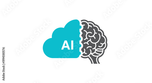 Conceptual representation of artificial intelligence and its integration with the human brain