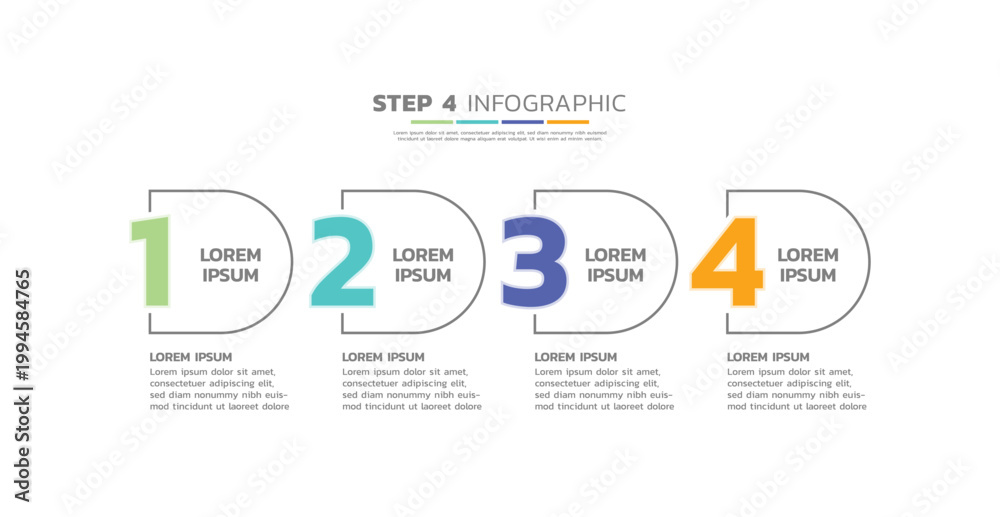 Naklejka premium Presentation business abstract background infographic template colorful