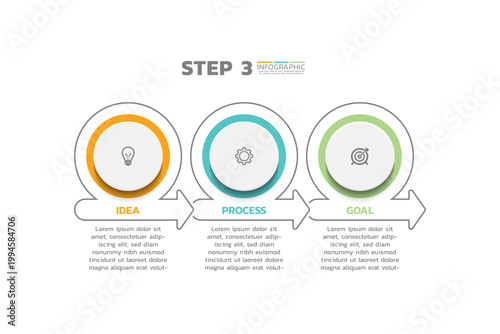 Presentation business abstract background infographic template colorful