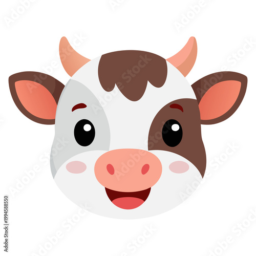 Cute cow face