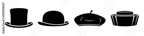 Collection of Four Hats