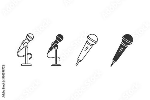 Microphone Icons Collection