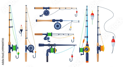 Fishing Rods Collection: Assorted Gear for Anglers