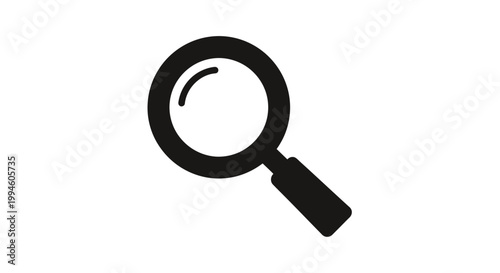 Magnifying Glass Icon Symbol.