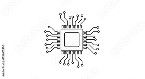 Microchip Electronic Circuit Board.