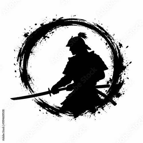 black silhouette of a man