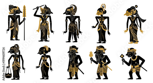 Traditional Day of the Dead Figurines.