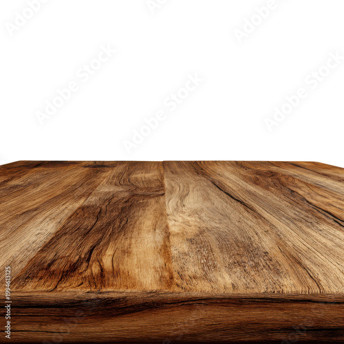 Rustic wooden surface with visible grain and texture against black background table