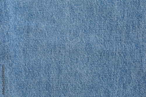 Closeup, macro of blue jeans denim fabric texture