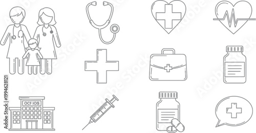 Various energy sources and electrical symbols in a black and white illustration