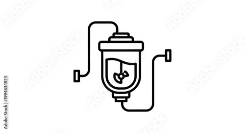 Industrial chemical reactor with stirring mechanism and fluid flow