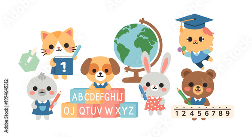 A charming, minimalist panda illustration evokes a feeling of gentle happiness. Ideal for children's content, branding, or adding a touch of playful w