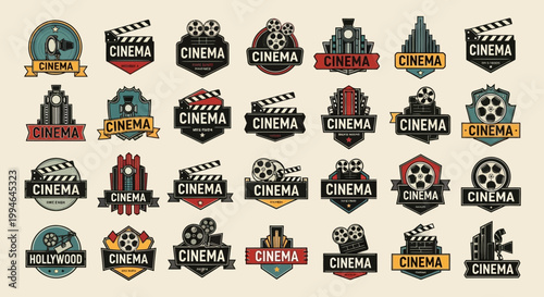Collection of cinema and movie logos.
