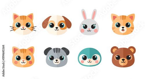 A charming and playful illustration of a kitten's face, evoking feelings of warmth and joy. Perfect for children's projects, marketing, or website des