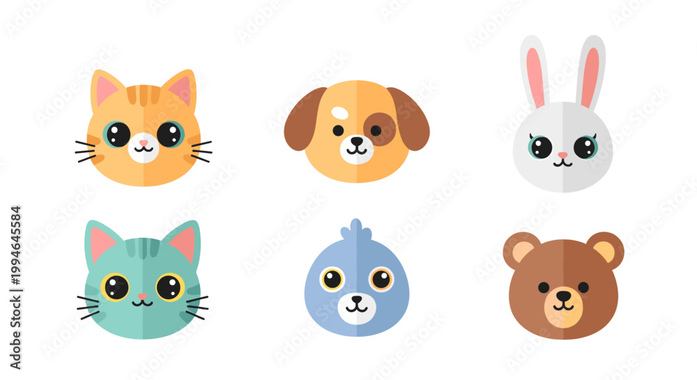 Fototapeta premium A charming cartoon cat peeks into view, conveying curiosity and playfulness, perfect for children’s products or lighthearted social media content.