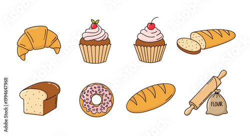 Variety of Baked Sweet Goods.