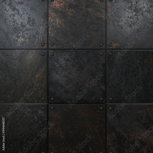 Industrial Metal Plates Heavy Panels Sci Fi Texture